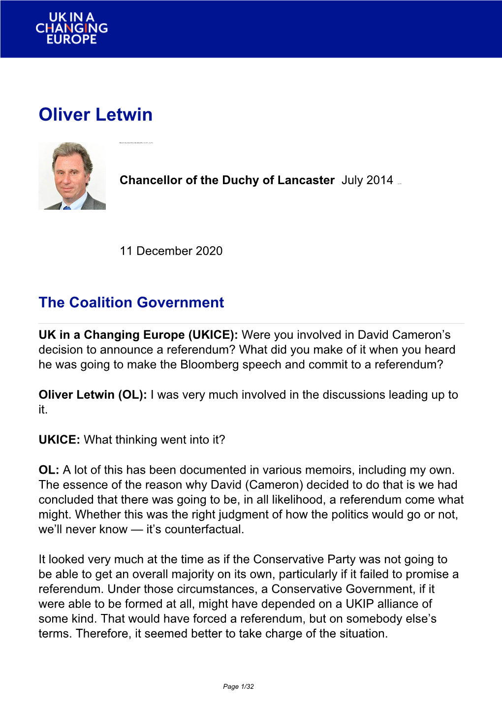 Oliver Letwin