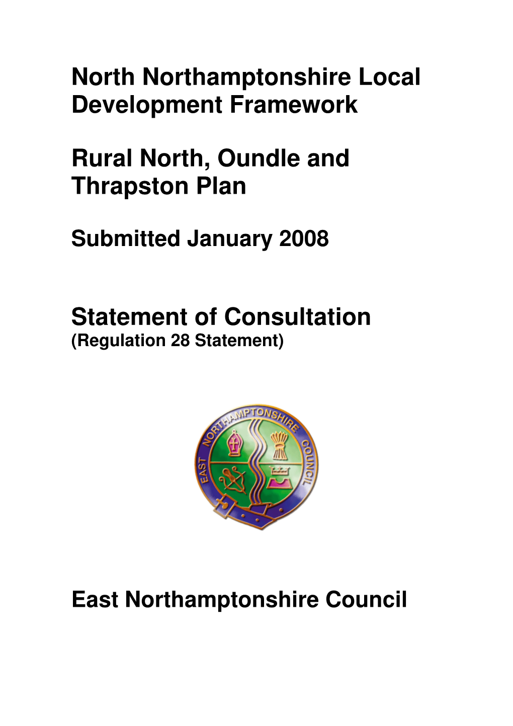 Statement of Consultation (Regulation 28 Statement)