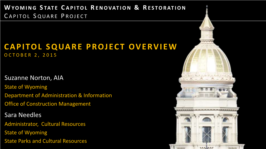 Capitol Restoration