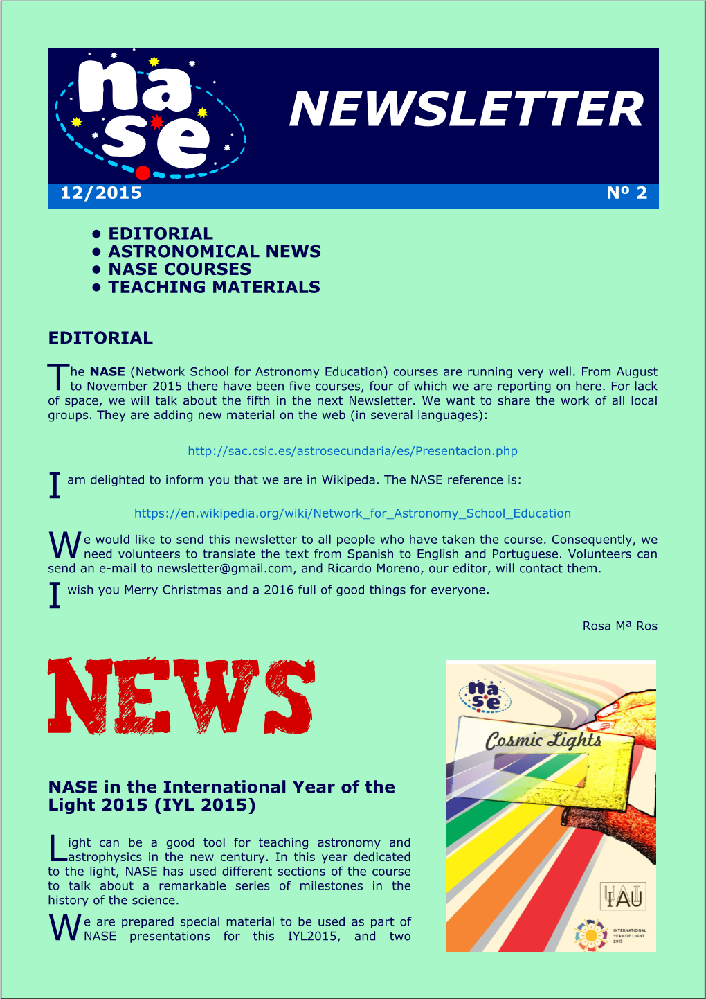 Newsletter 2