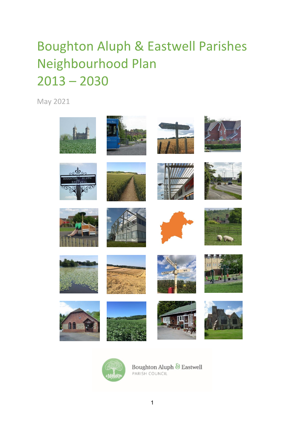 Boughton Aluph & Eastwell Parishes Neighbourhood Plan 2013-2030