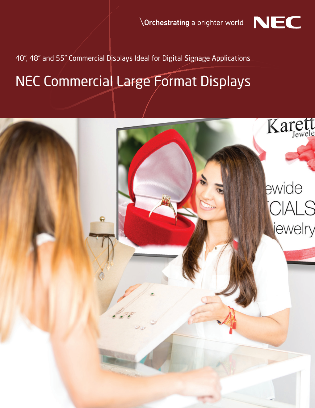 NEC Commercial Large Format Displays