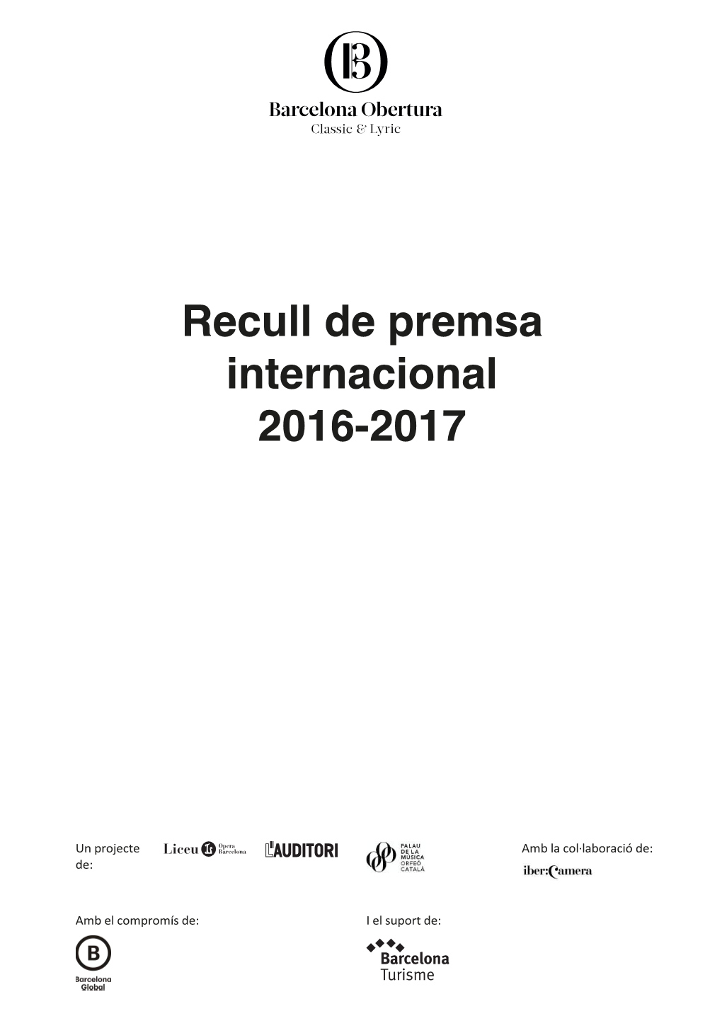 Recull De Premsa Internacional 2016-2017