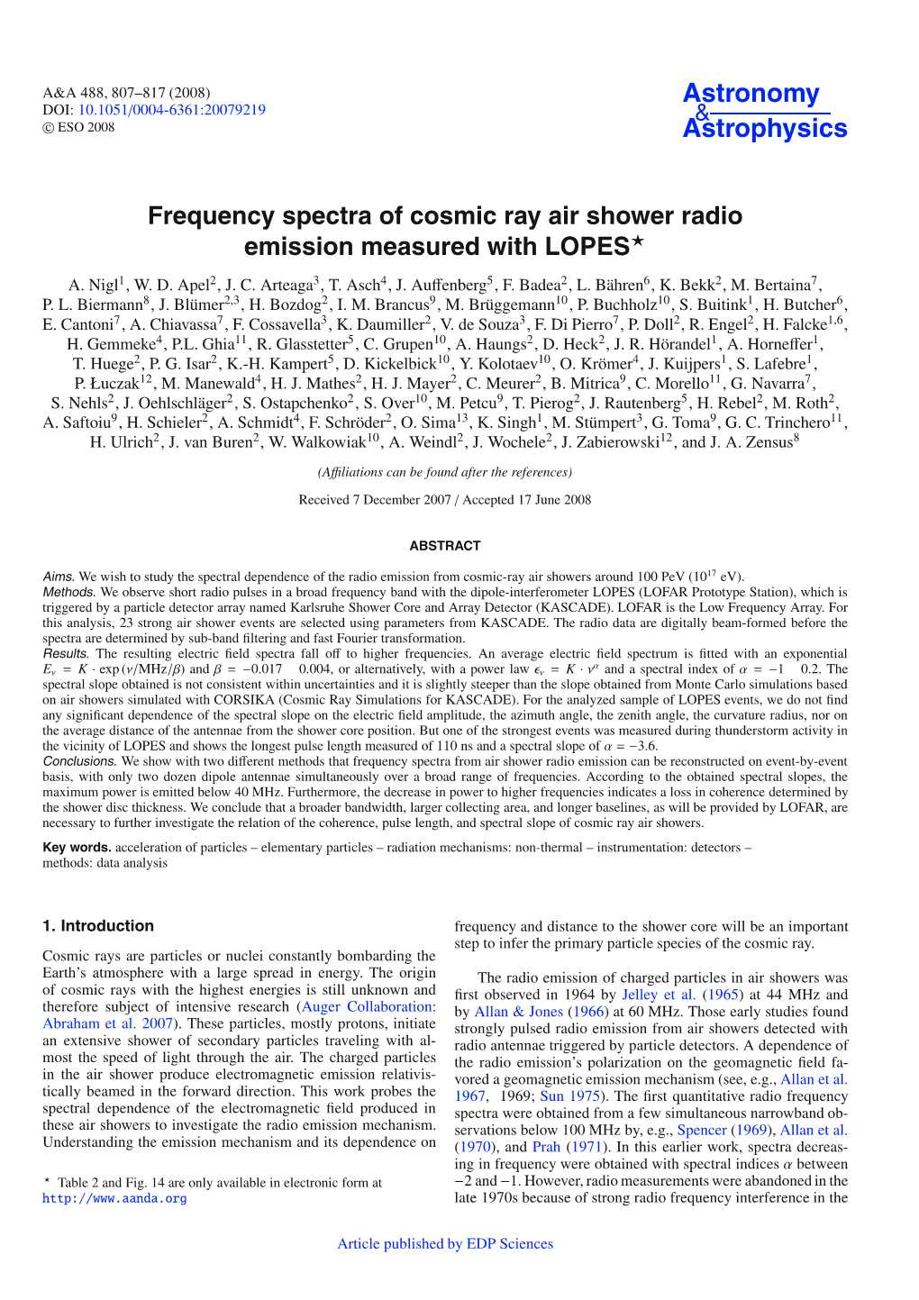 Frequency Spectra of Cosmic Ray Air Shower Radio Emission Measured with LOPES