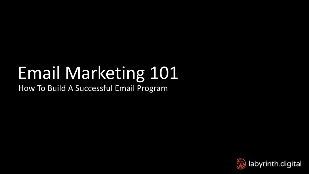 PDF: “Email Marketing 101”