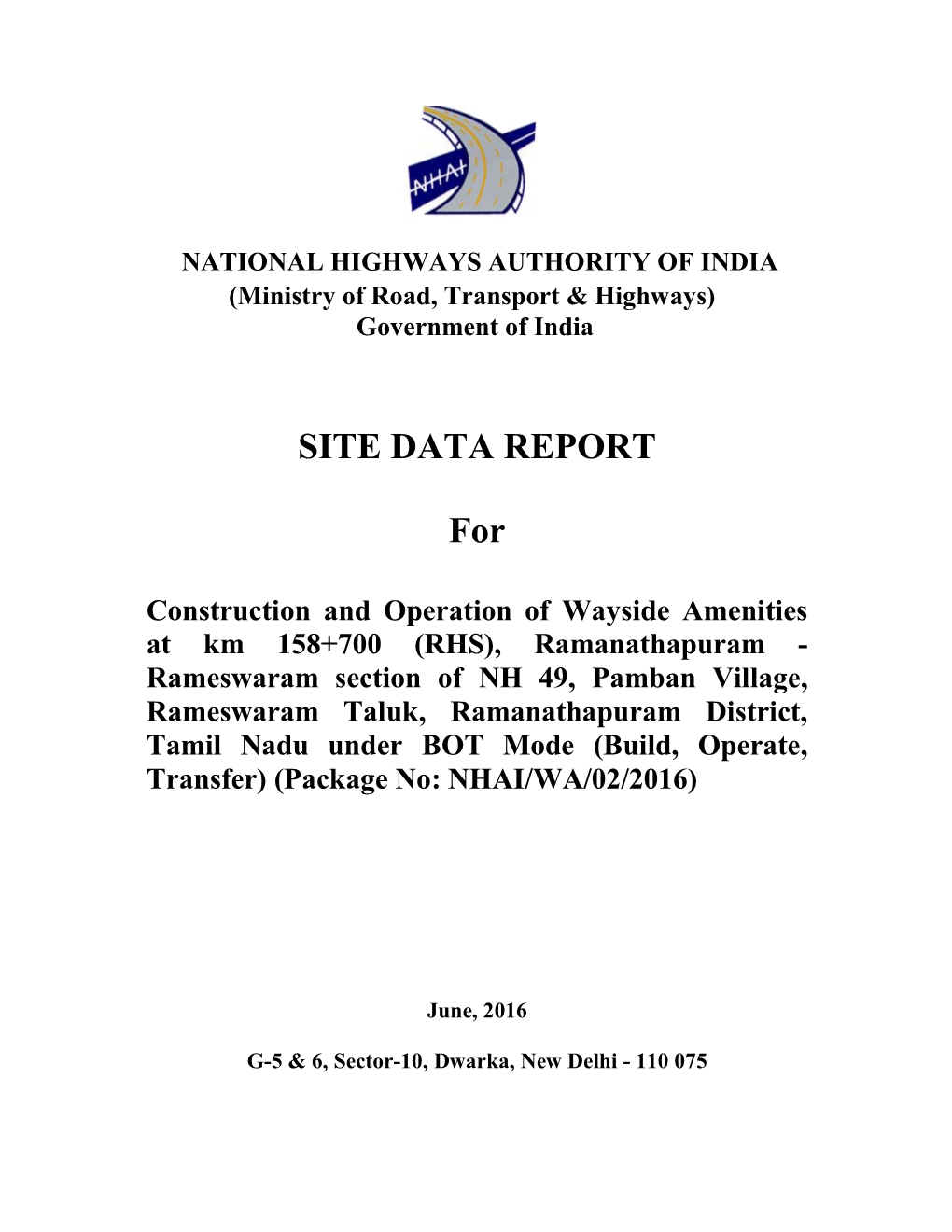 Site Data Report