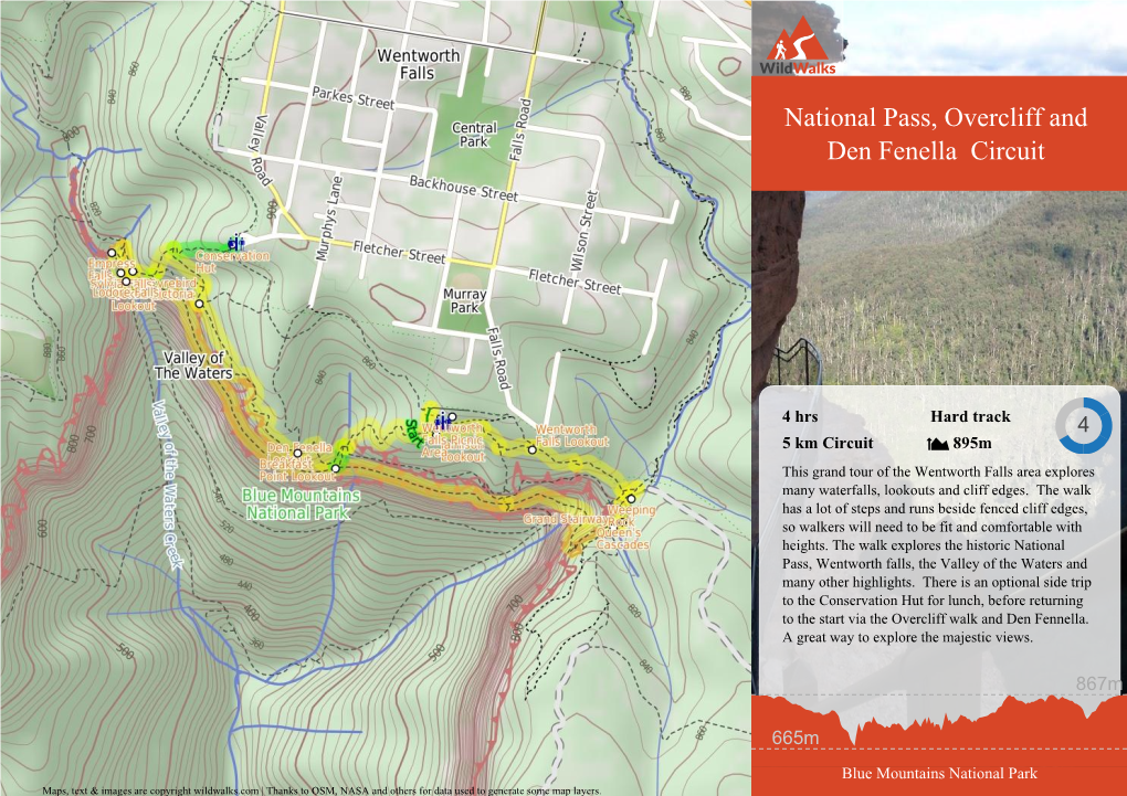 National Pass, Overcliff and Den Fenella Circuit