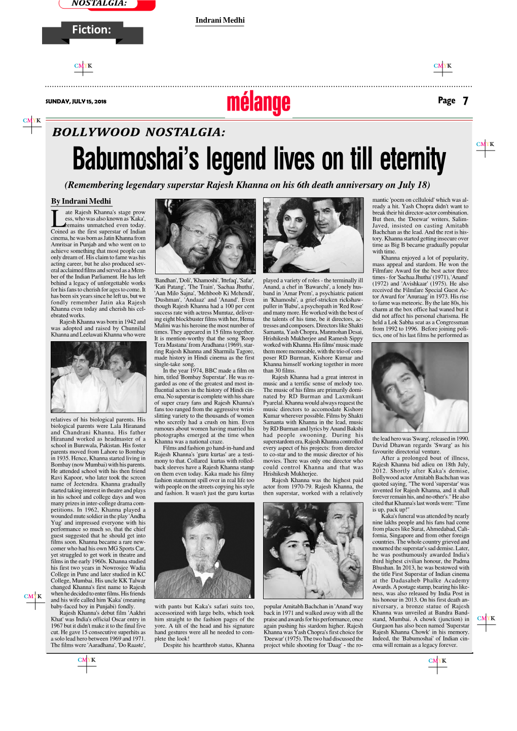 Babumoshai's Legend Lives on Till Eternity