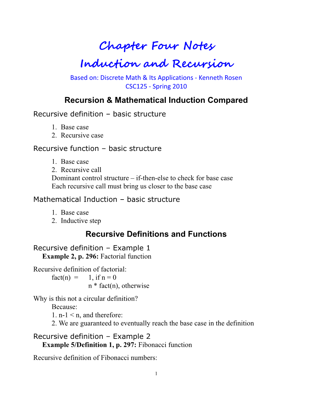 Based On: Discrete Math & Its Applications - Kenneth Rosen