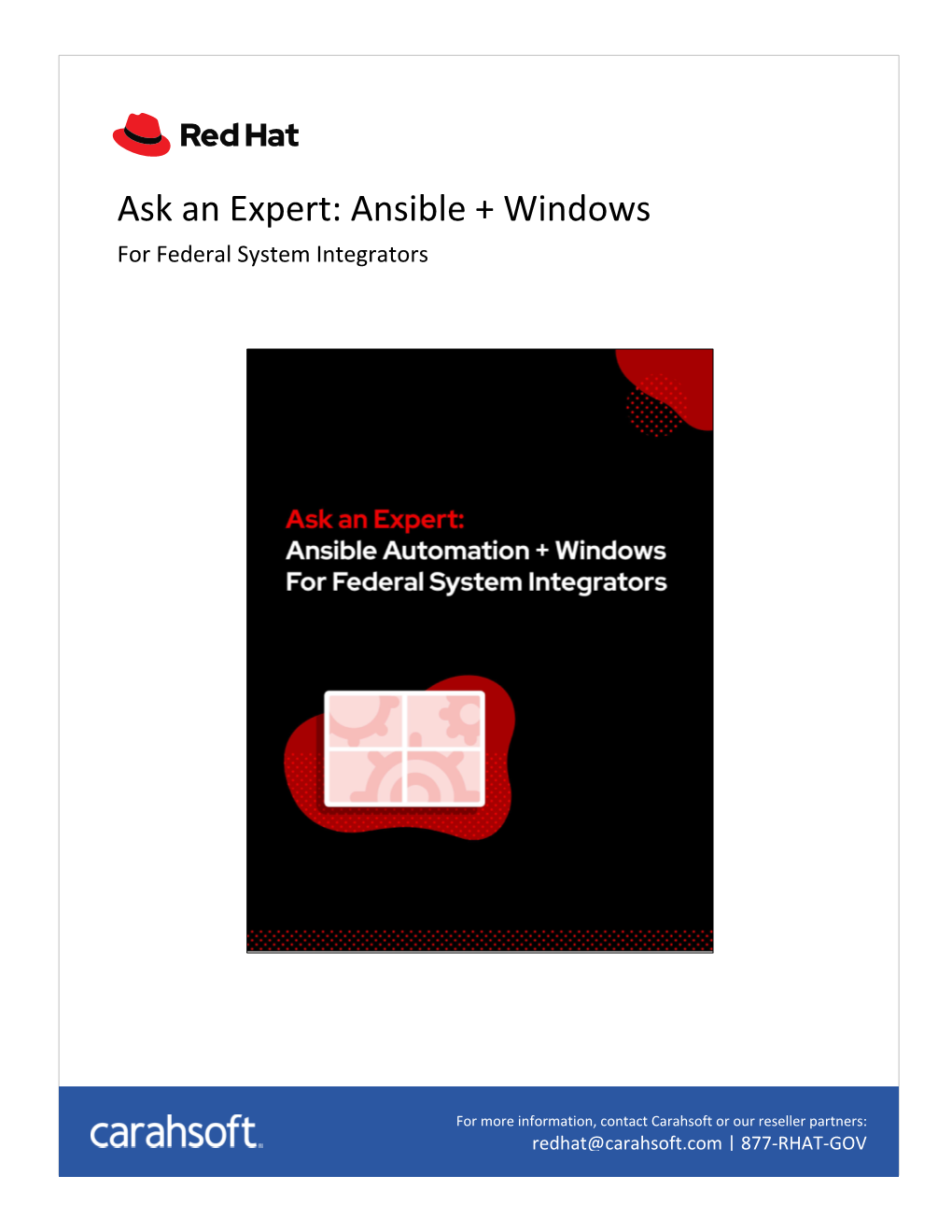 Ask an Expert: Ansible + Windows