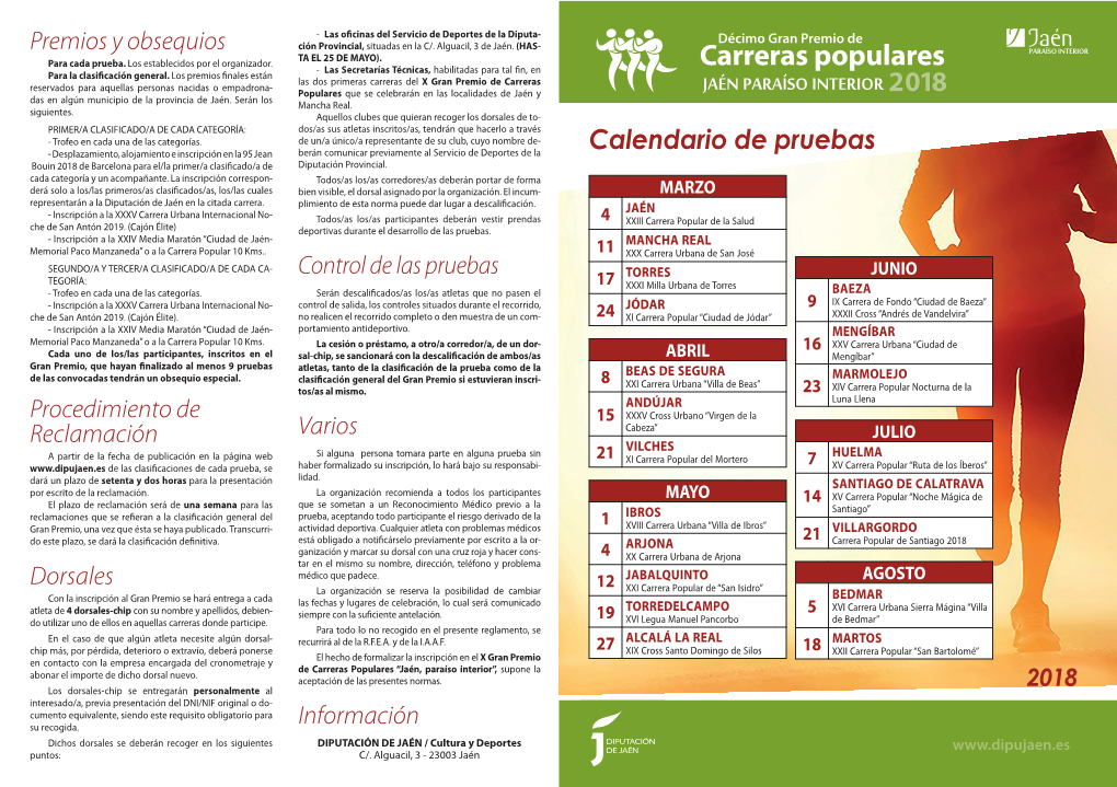 Carreras Populares Para La Clasificación General