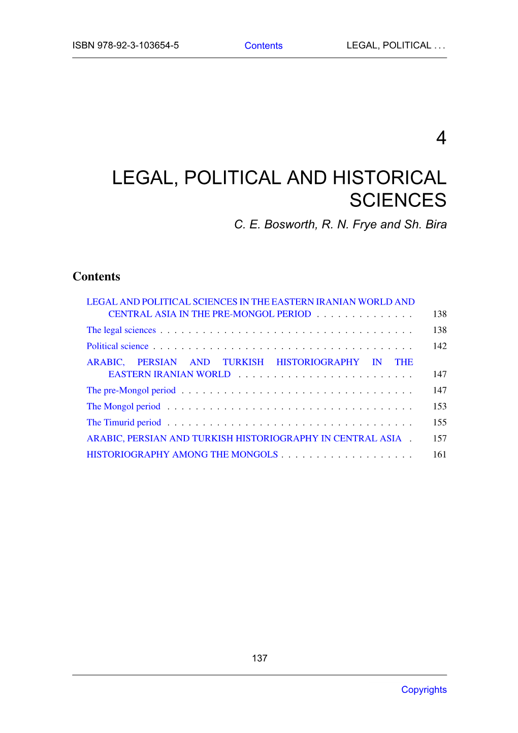 4 Legal, Political and Historical Sciences