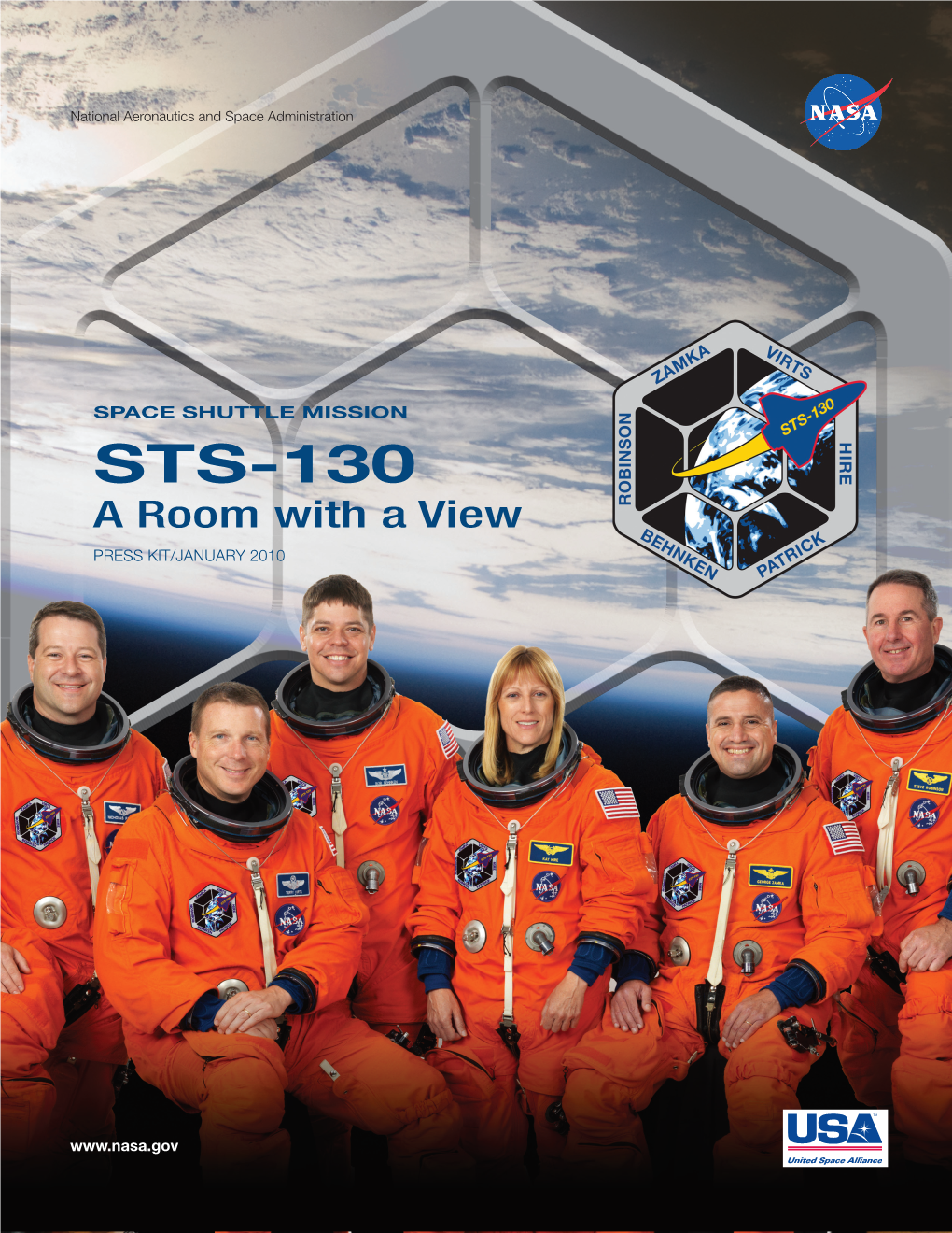 STS-130 a Room with a View PRESS KIT/JANUARY 2010