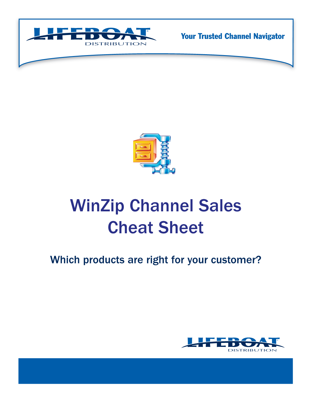 Winzip Channel Sales Cheat Sheet