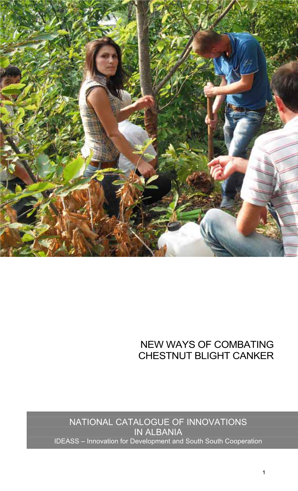 New Ways of Combating Chestnut Blight Canker