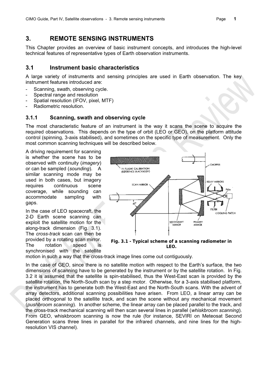 3. Remote Sensing Instruments