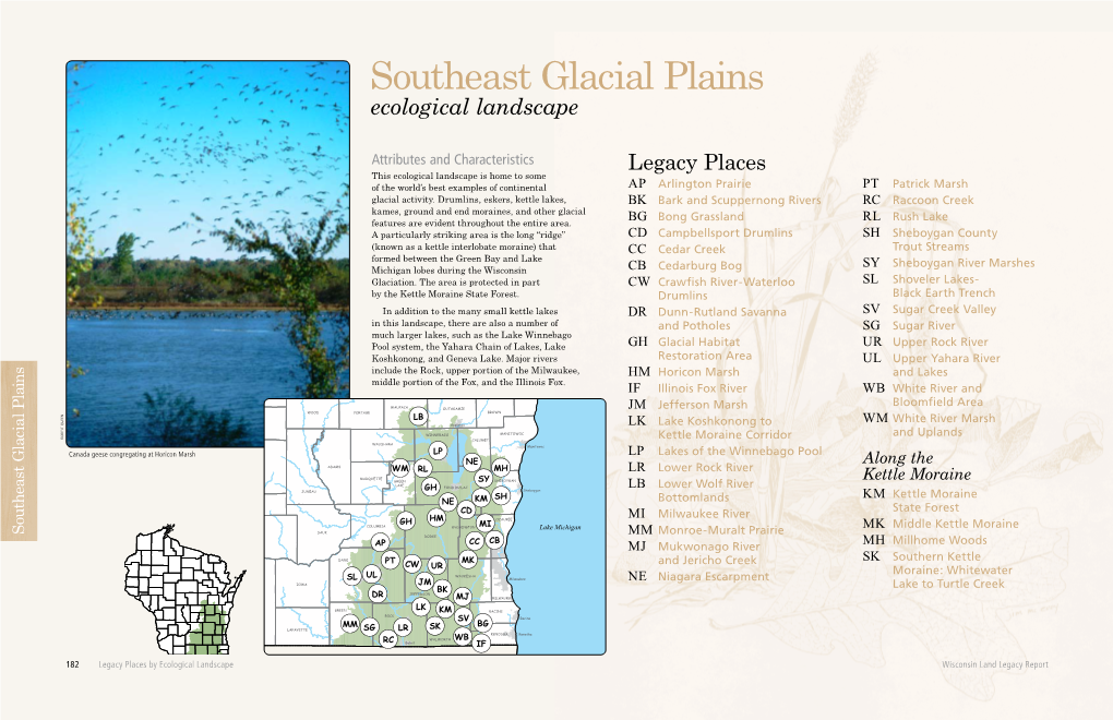 Southeast Glacial Plains Ecological Landscape