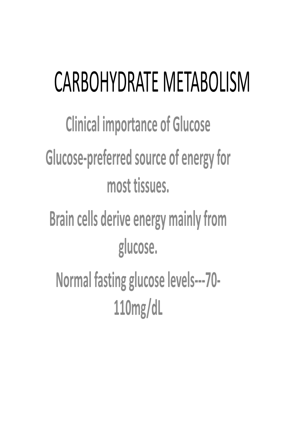 Of Glycolysis