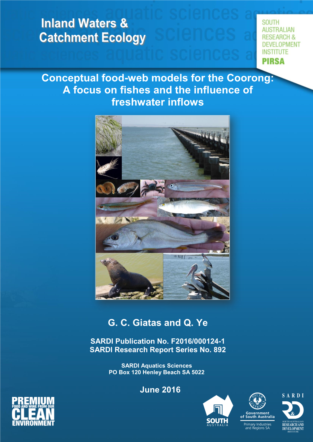 Conceptual Food-Web Models for the Coorong: a Focus on Fishes and the Influence of Freshwater Inflows