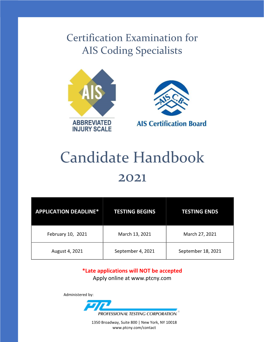 Certification Examination for AIS Coding Specialists