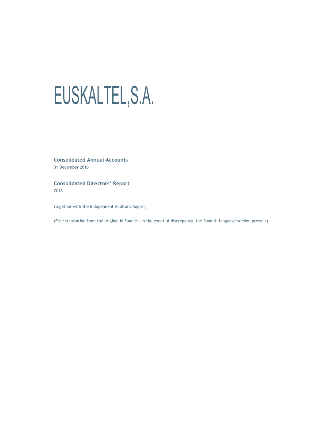 Euskaltel,S.A
