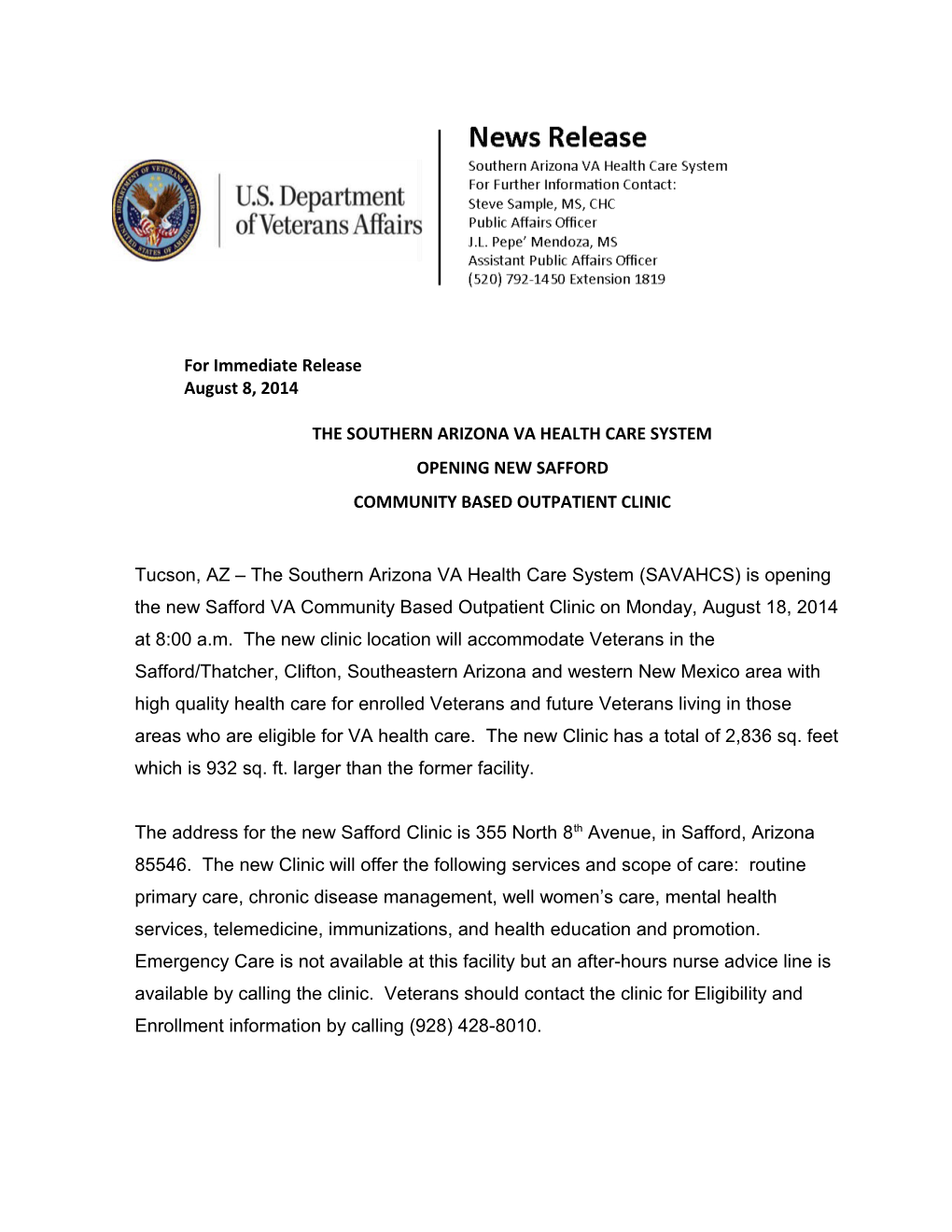 The Southern Arizona Va Health Care System