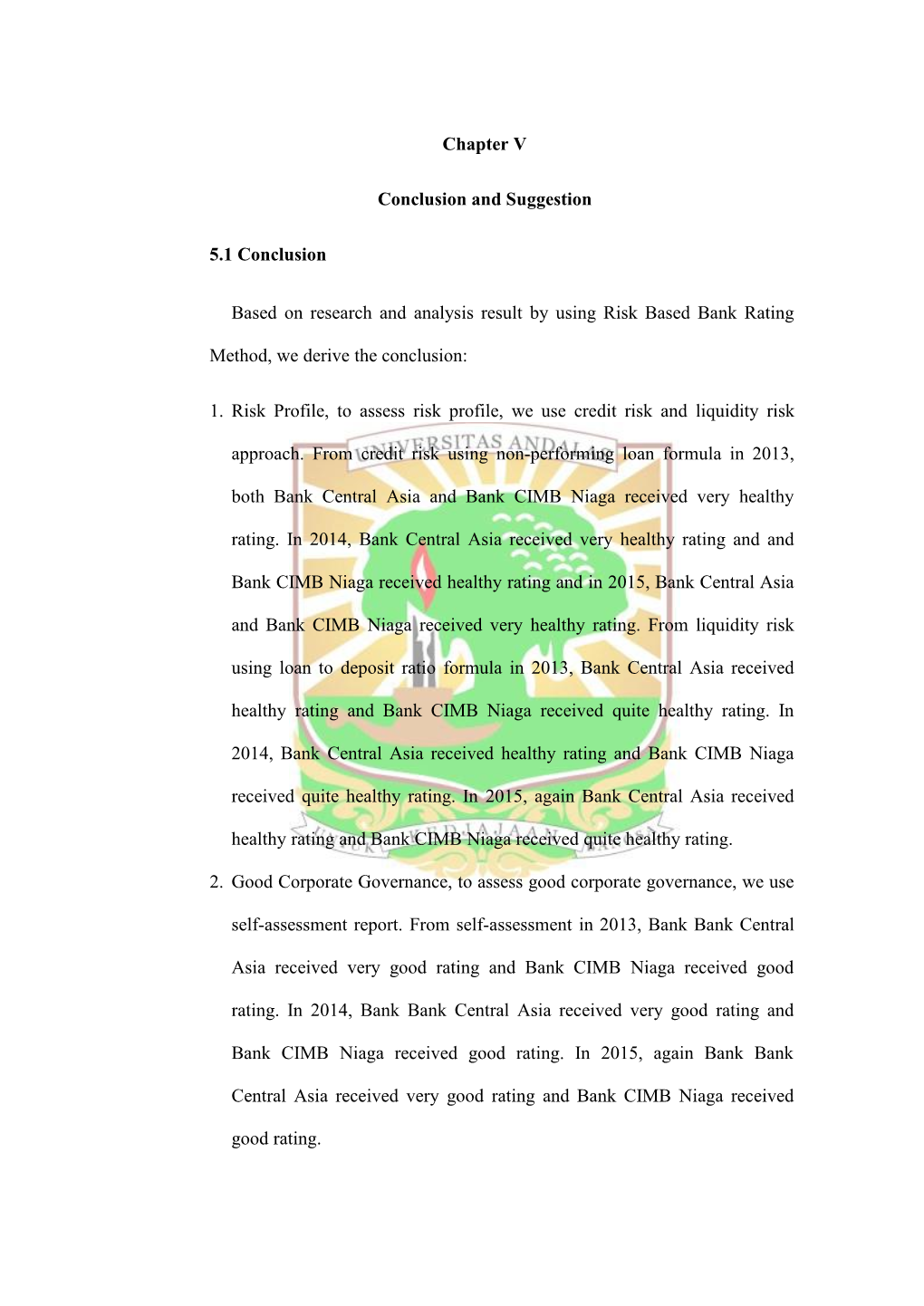 Chapter V Conclusion and Suggestion 5.1 Conclusion Based on Research