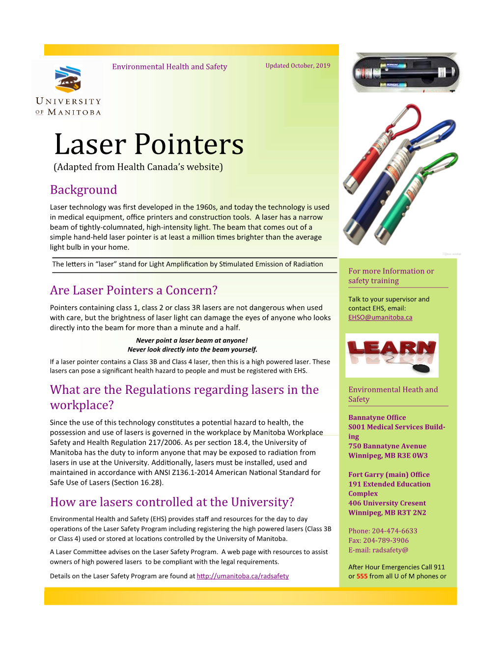Laser Pointers
