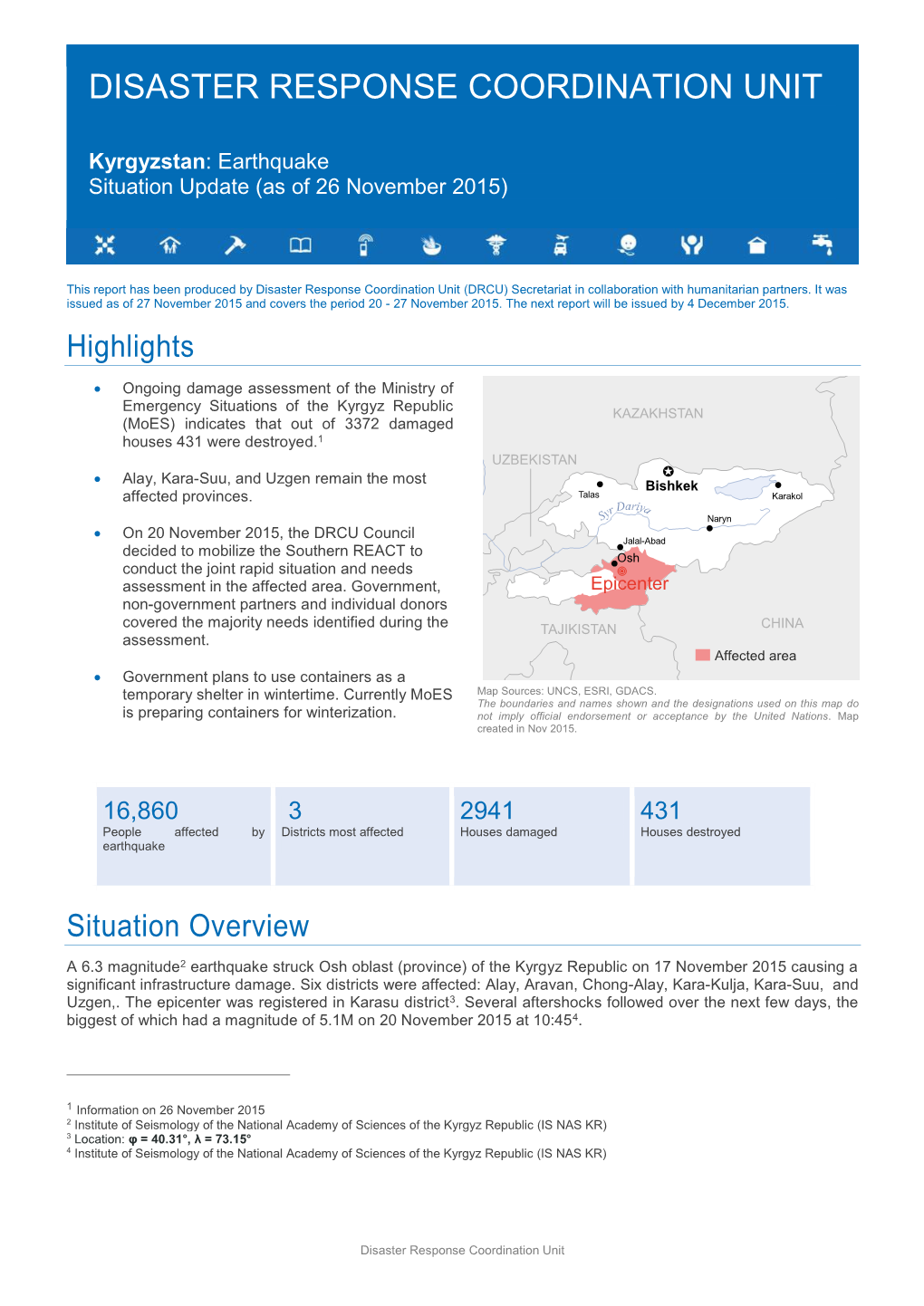 Disaster Response Coordination Unit