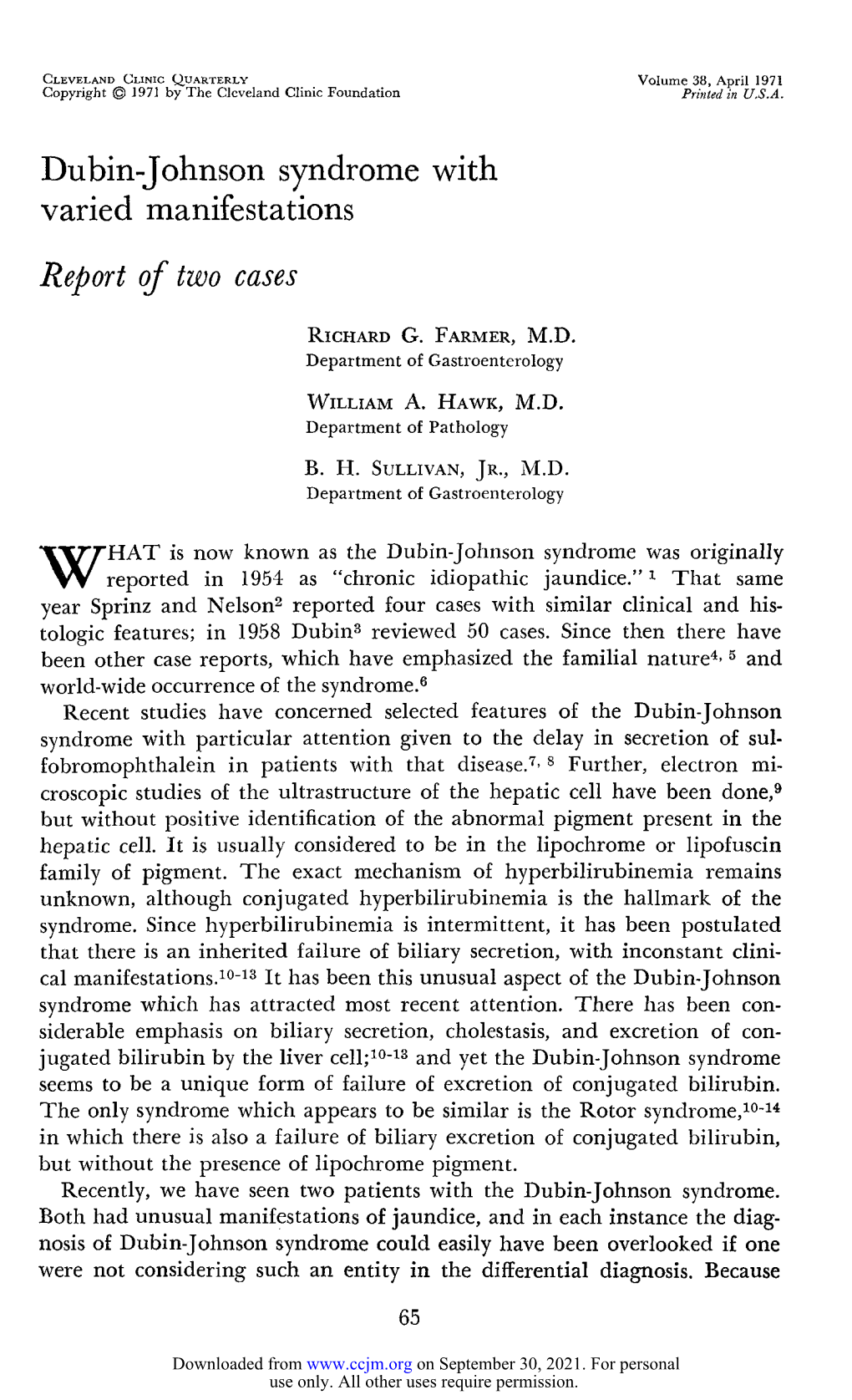 Dubin-Johnson Syndrome with Varied Manifestations