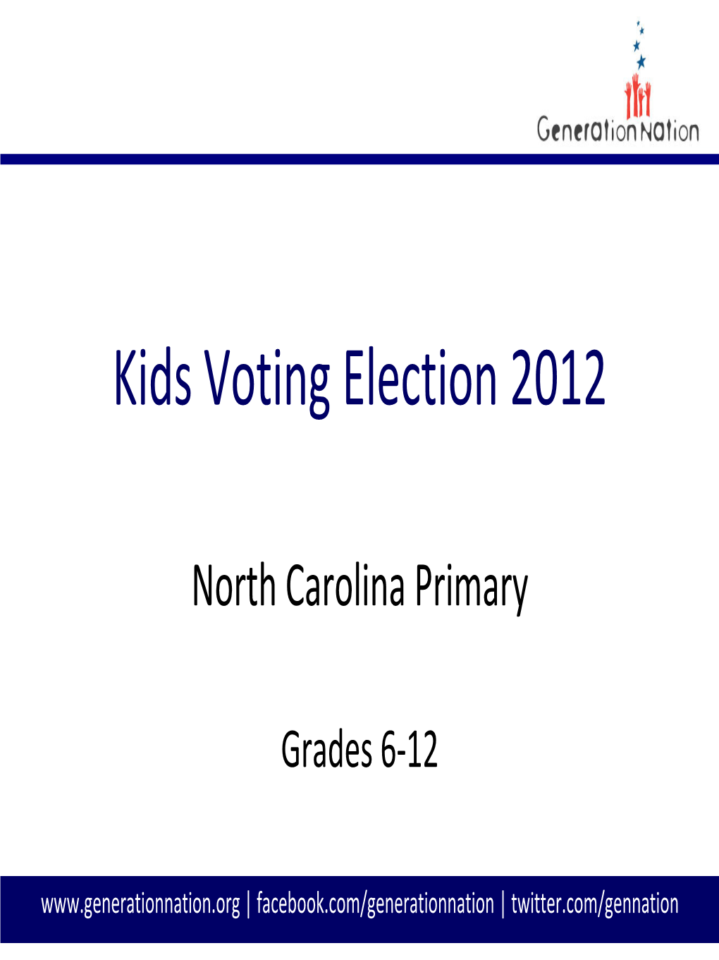 Kids Voting Election 2011