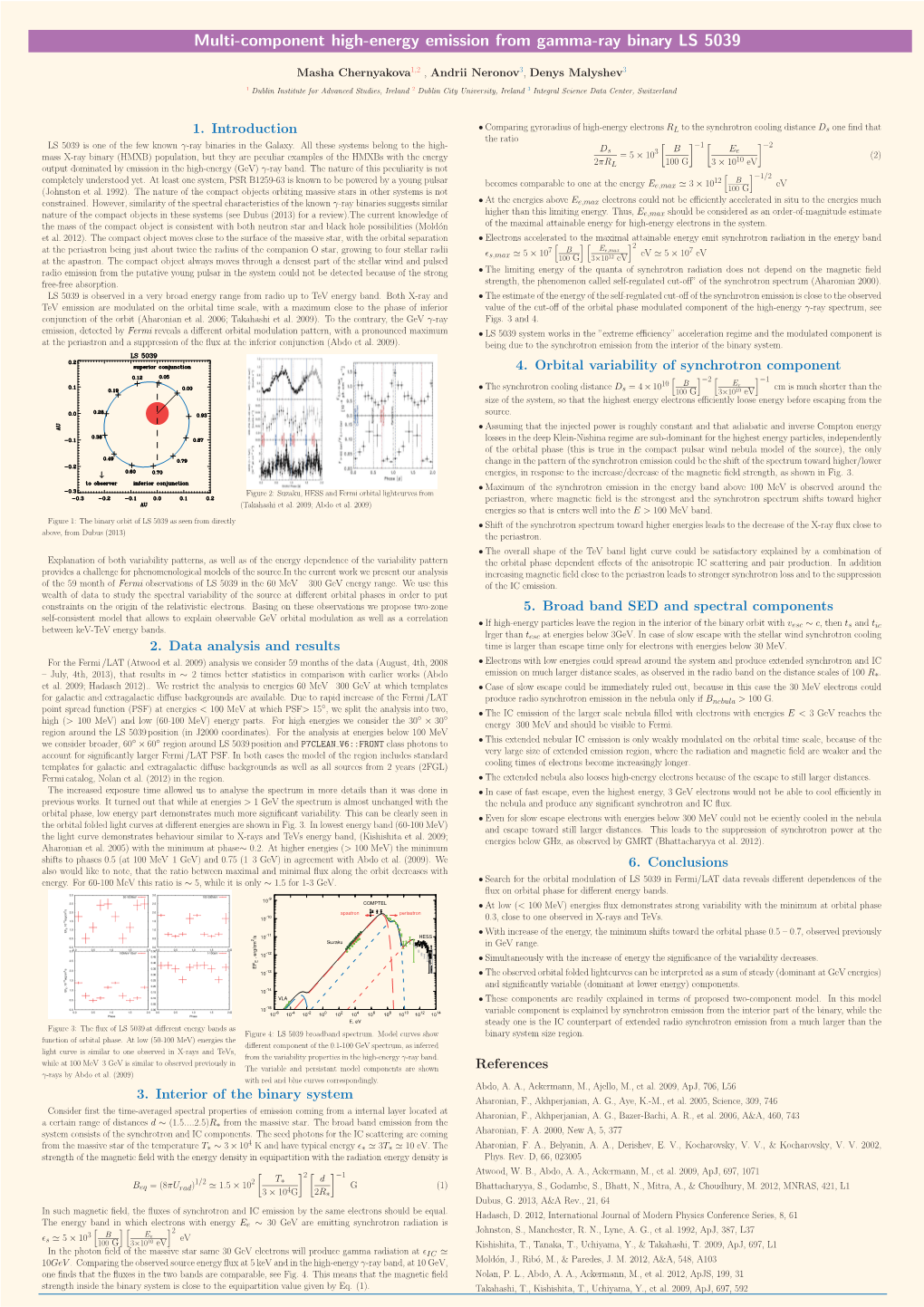 Multi-Component High-Energy Emission from Gamma-Ray Binary LS 5039