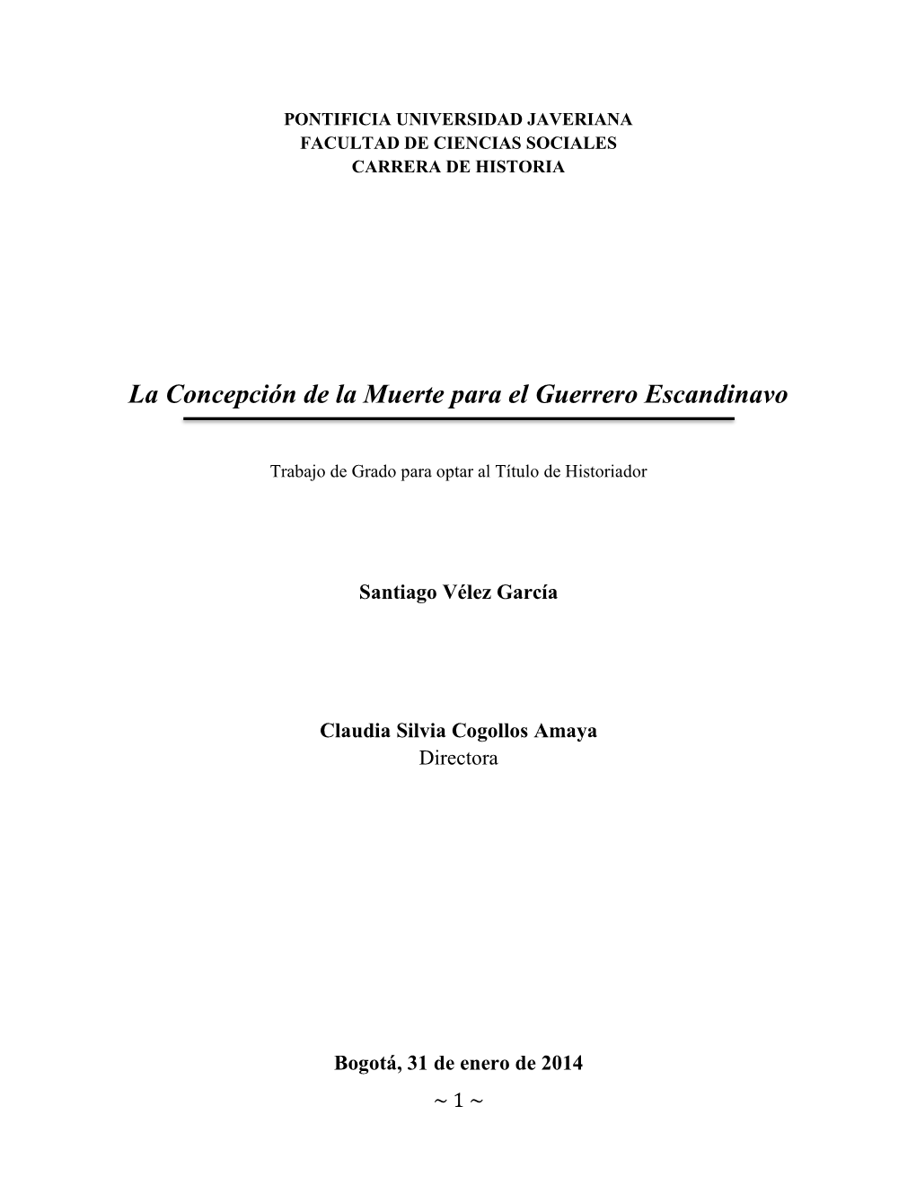 La Concepción De La Muerte Para El Guerrero Escandinavo