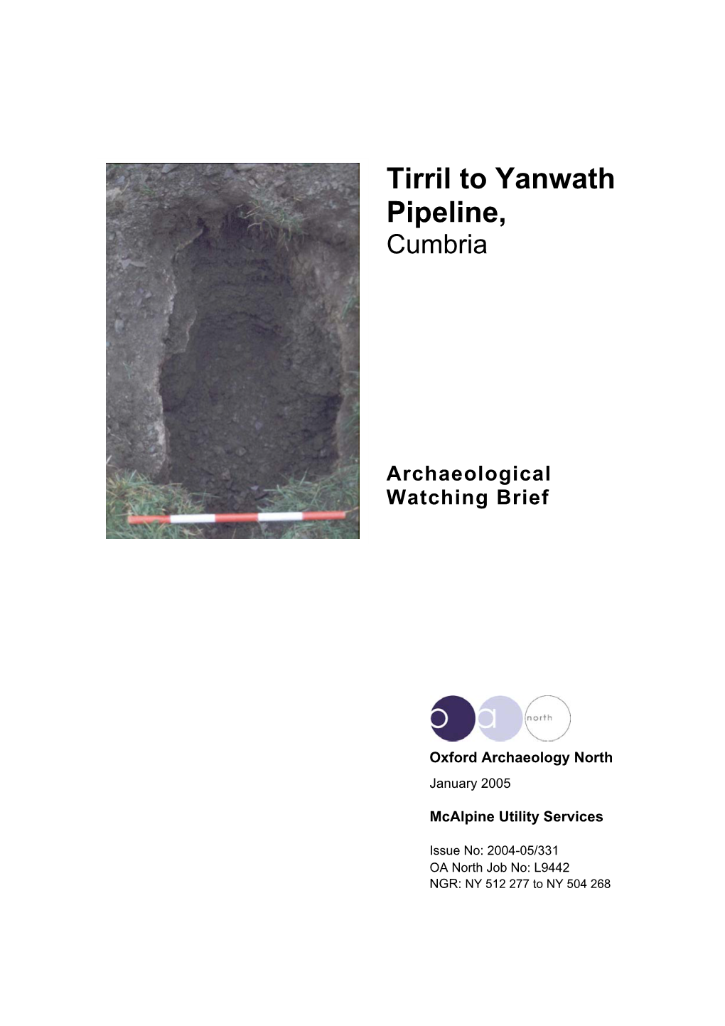 Tirril to Yanwath Pipeline, Cumbria