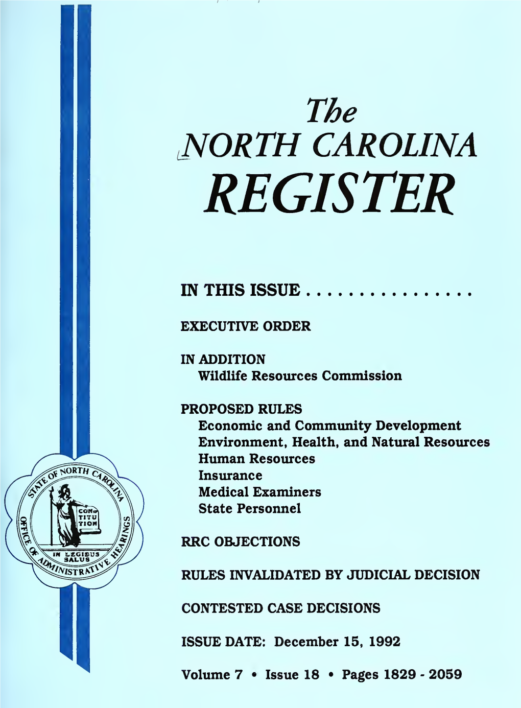 North Carolina Register