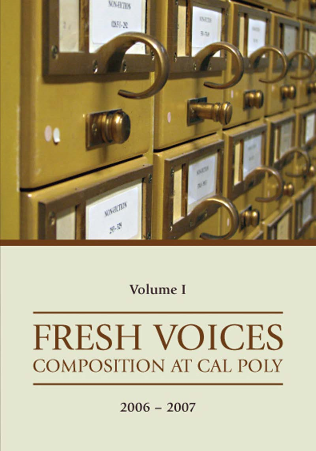 Fresh Voices, Volume 1