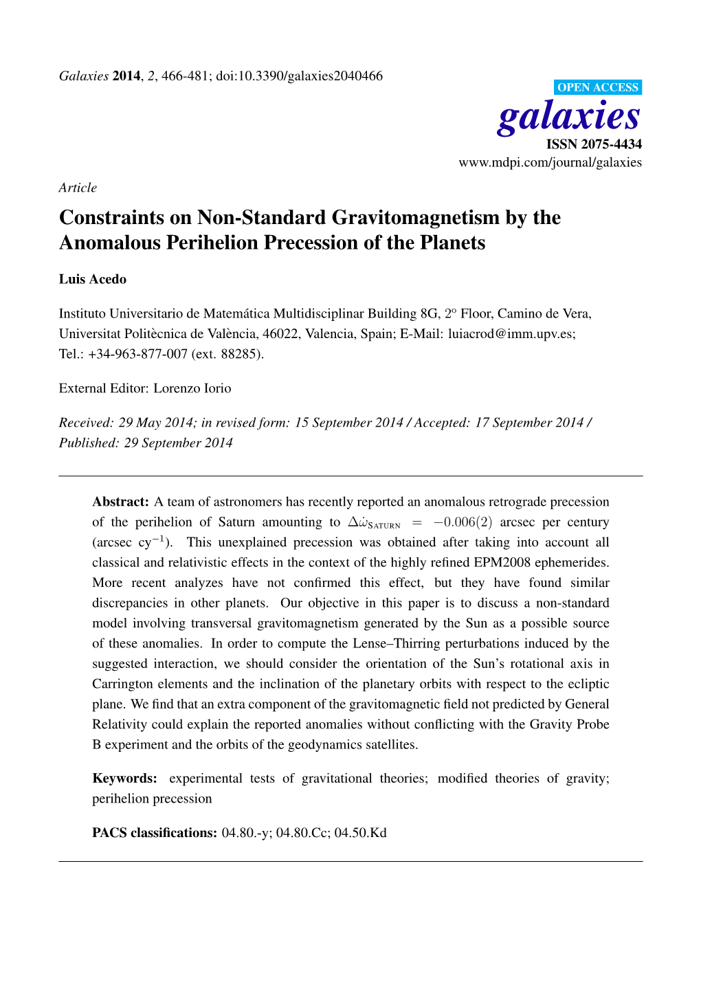 Constraints on Non-Standard Gravitomagnetism by the Anomalous Perihelion Precession of the Planets