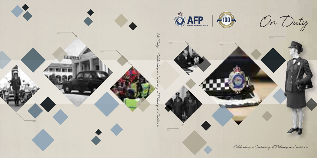 Celebrating a Centenary of Policing in Canberra