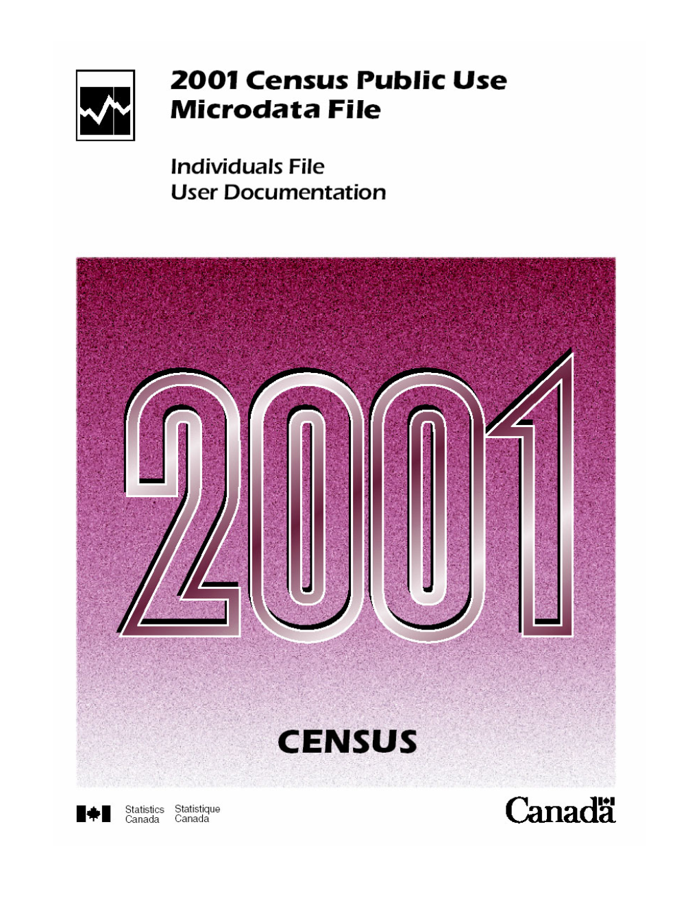 2001 Census Public Use Microdata File (PUMF) on Individuals Contains Data Based on a 2.7% Sample of the Population Enumerated in the Census