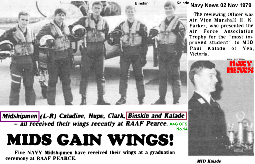 Scrapbook History RAN Fleet Air Arm A4G Skyhawk 1968–84