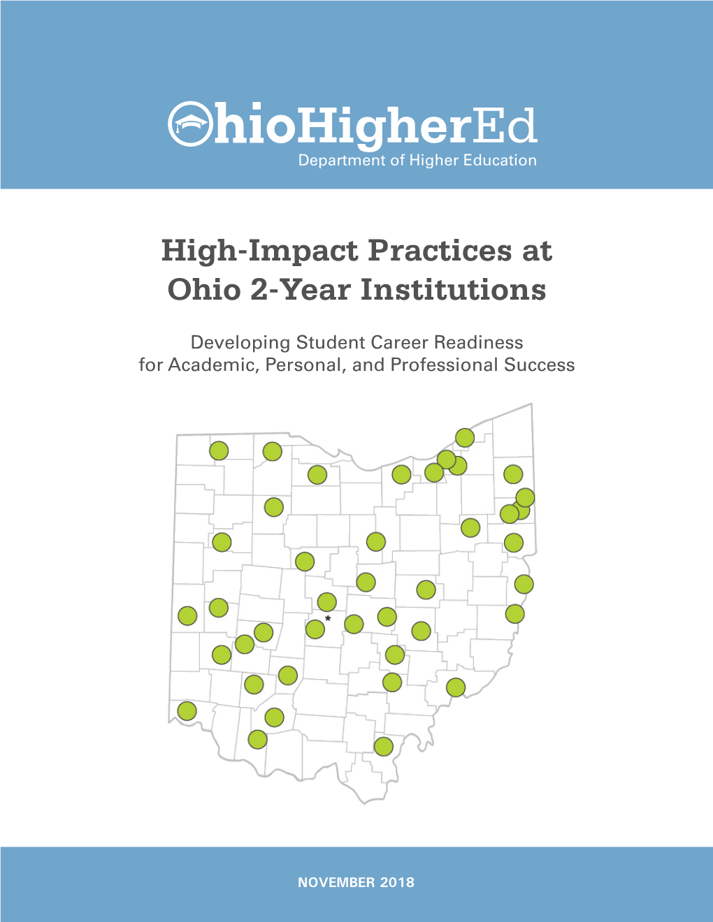 High-Impact Practices at Ohio 2-Year Institutions