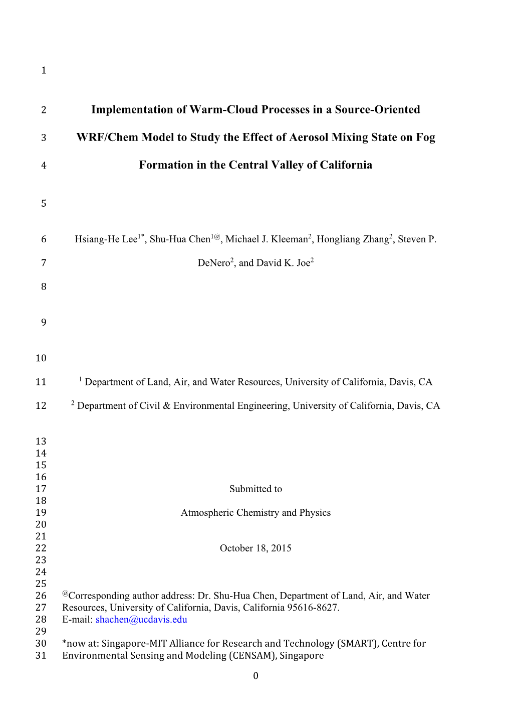 Implementation of Warm-Cloud Processes in a Source-Oriented