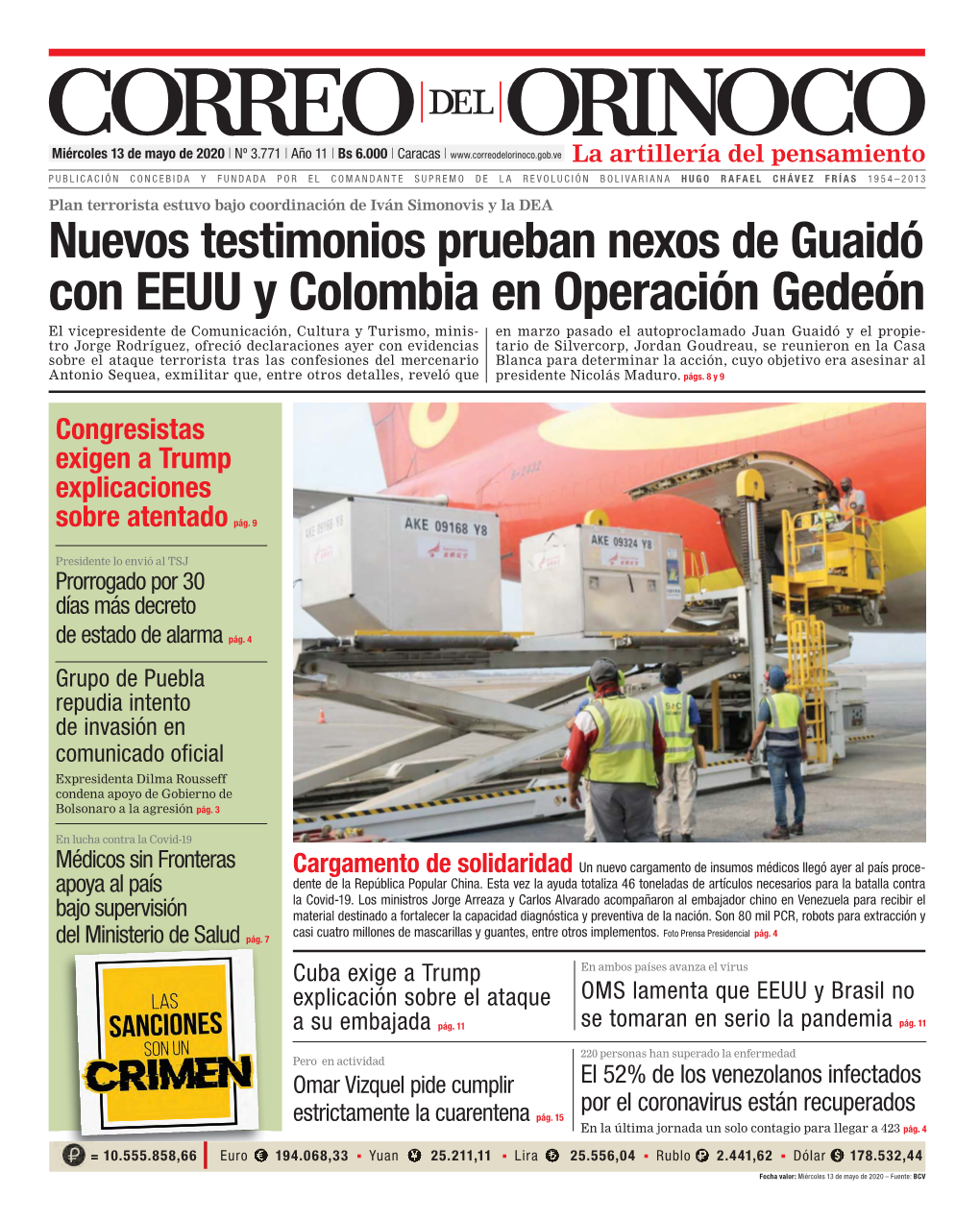 Con EEUU Y Colombia En Operación Gedeón