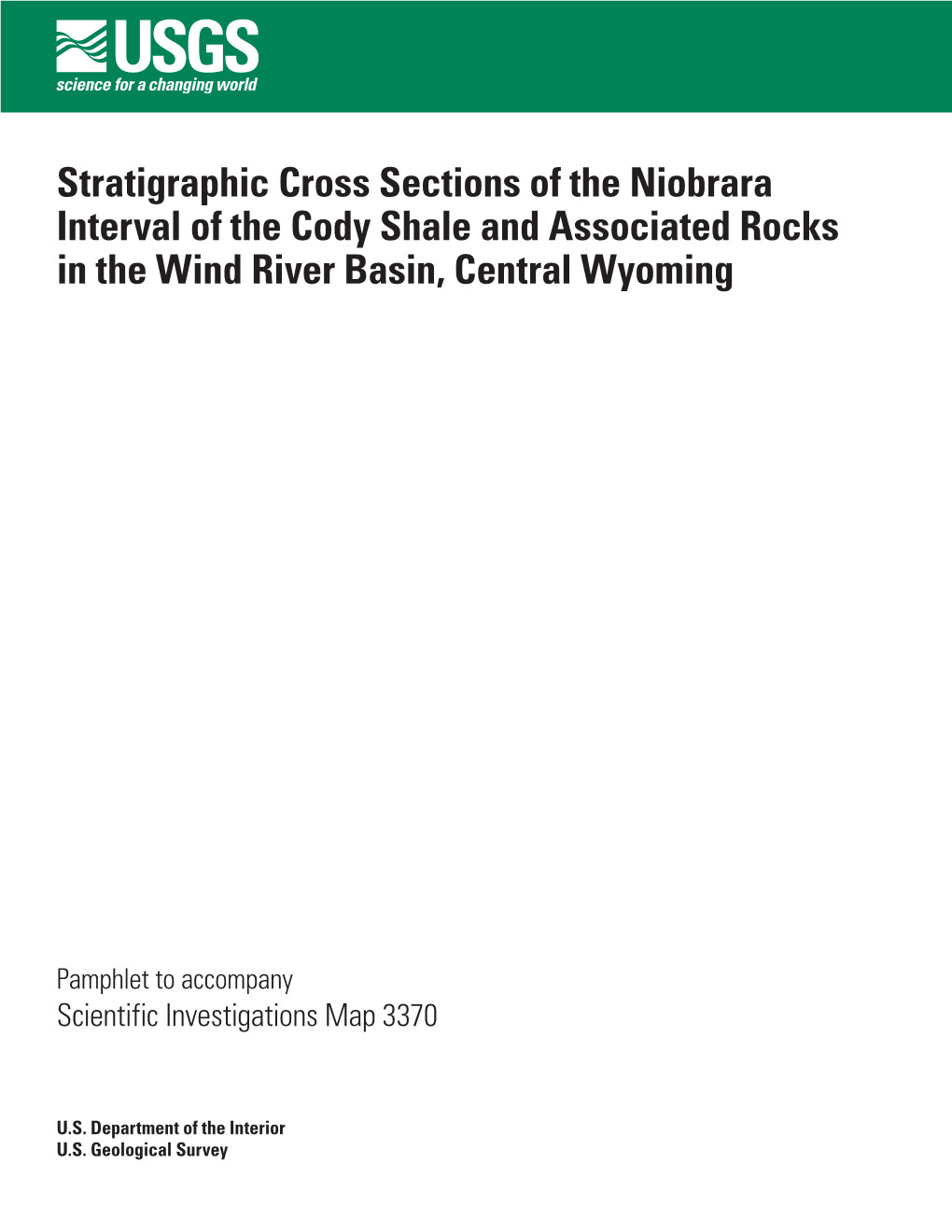 Stratigraphic Cross Sections of the Niobrara Interval of the Cody Shale and Associated Rocks in the Wind River Basin, Central Wyoming