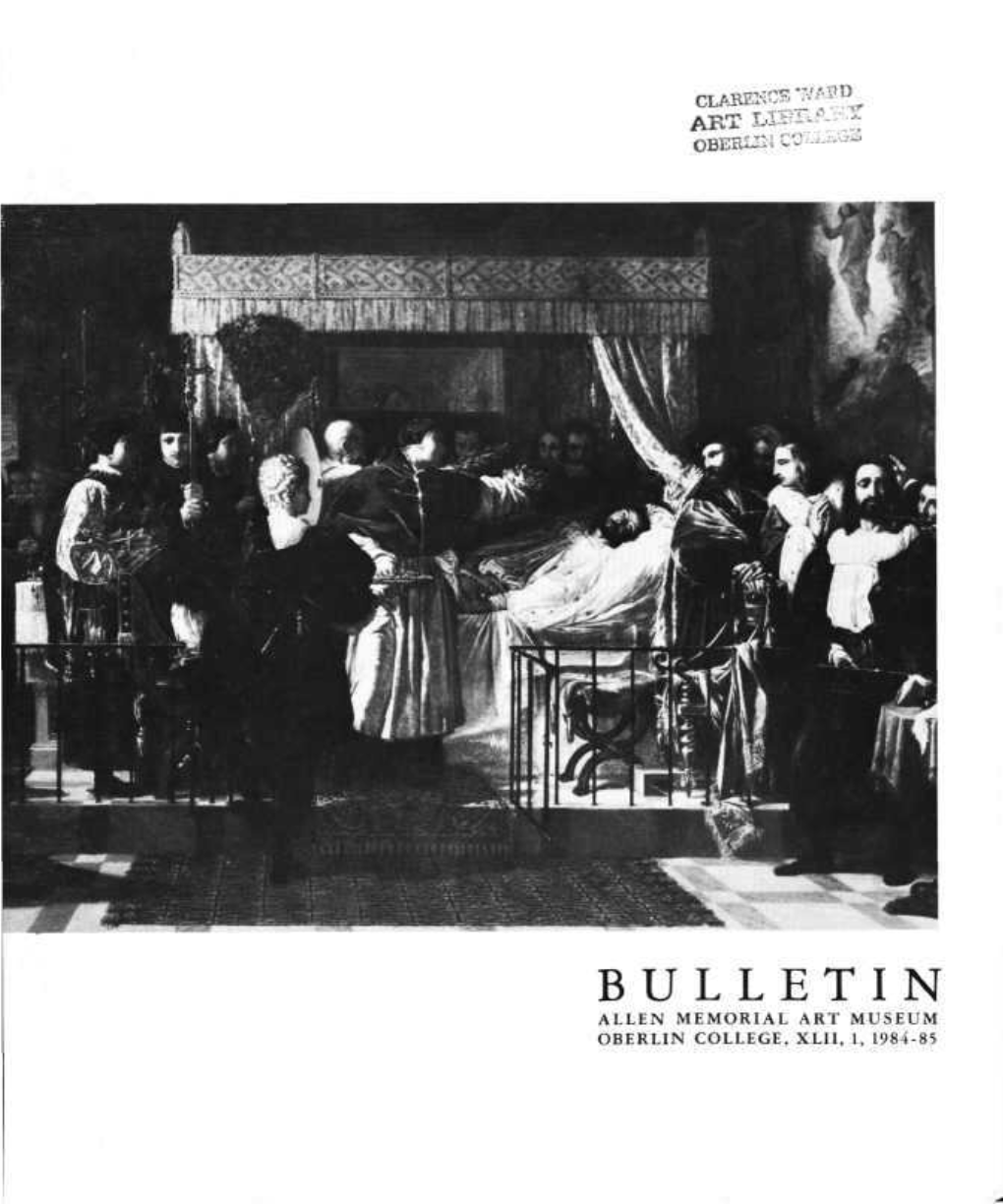 Bulletin Allen Memorial Art Museum Oberlin College, Xlii, 1, 1984-85