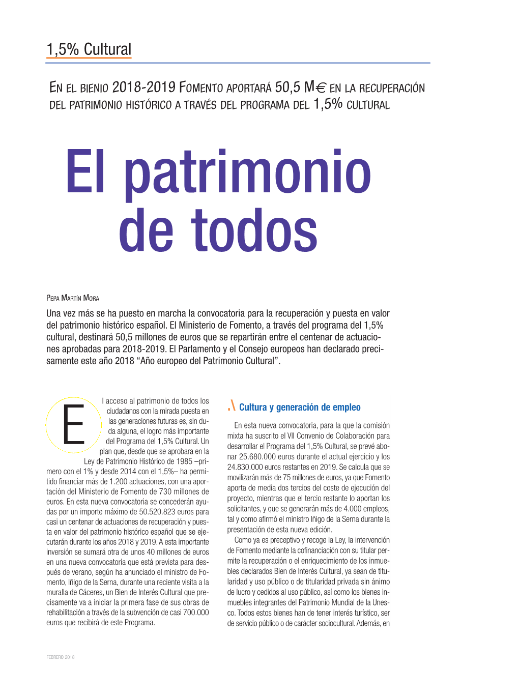 El Patrimonio De Todos