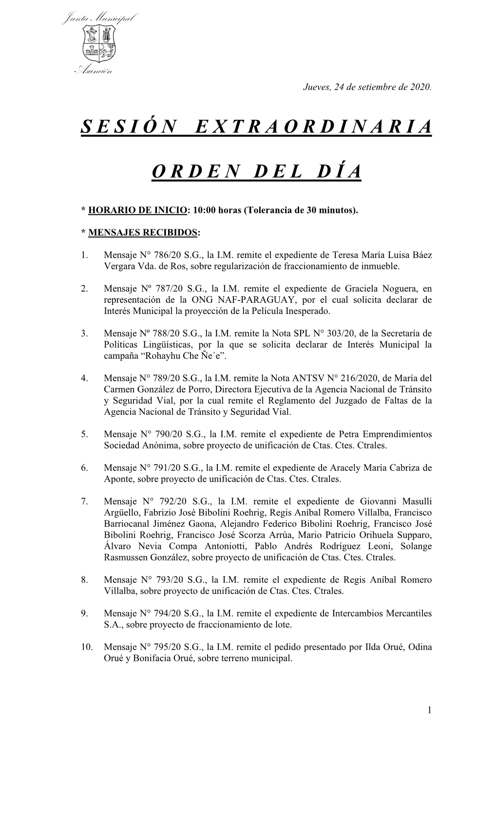 Asunción, 20 De Febrero De 2002