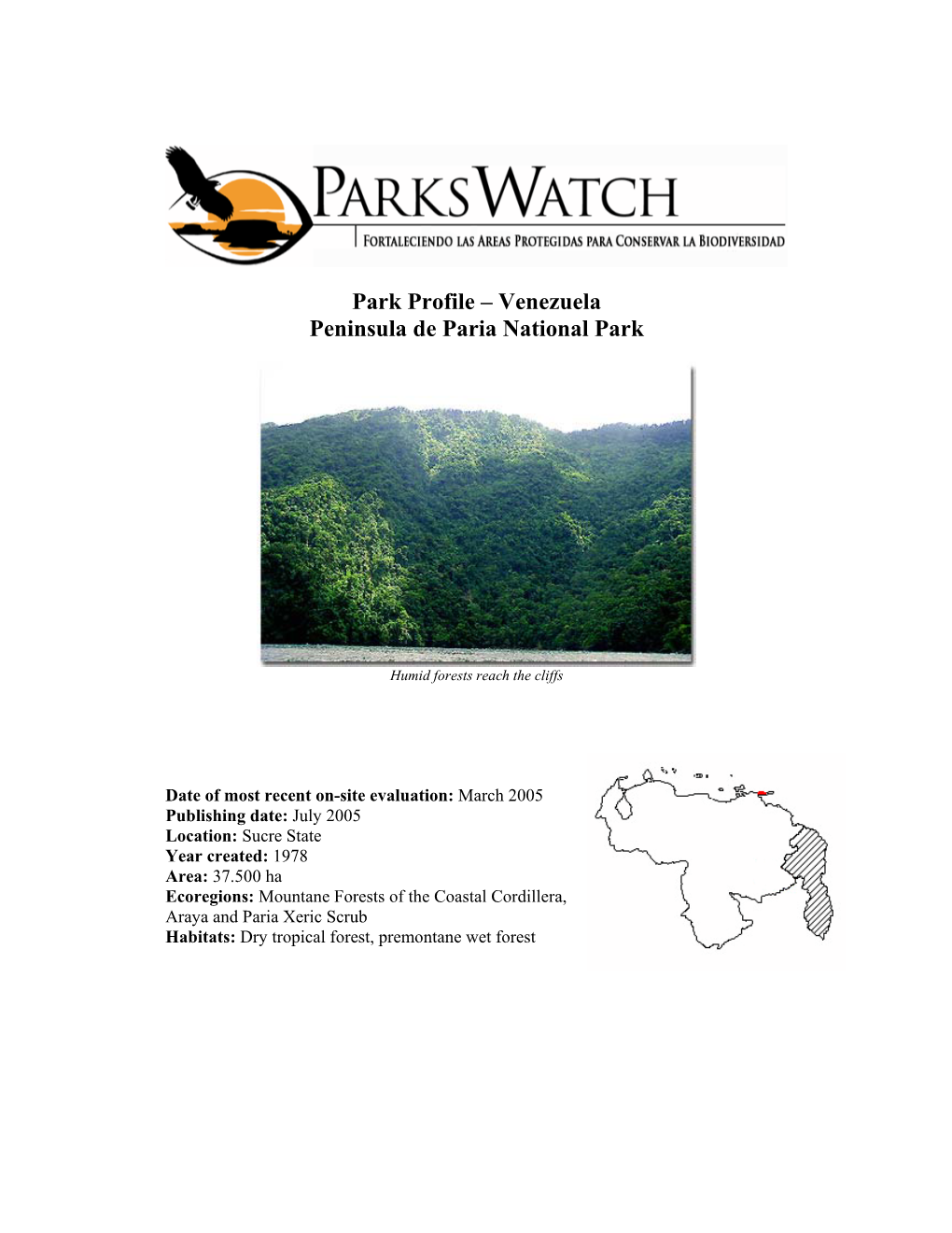 Venezuela Peninsula De Paria National Park