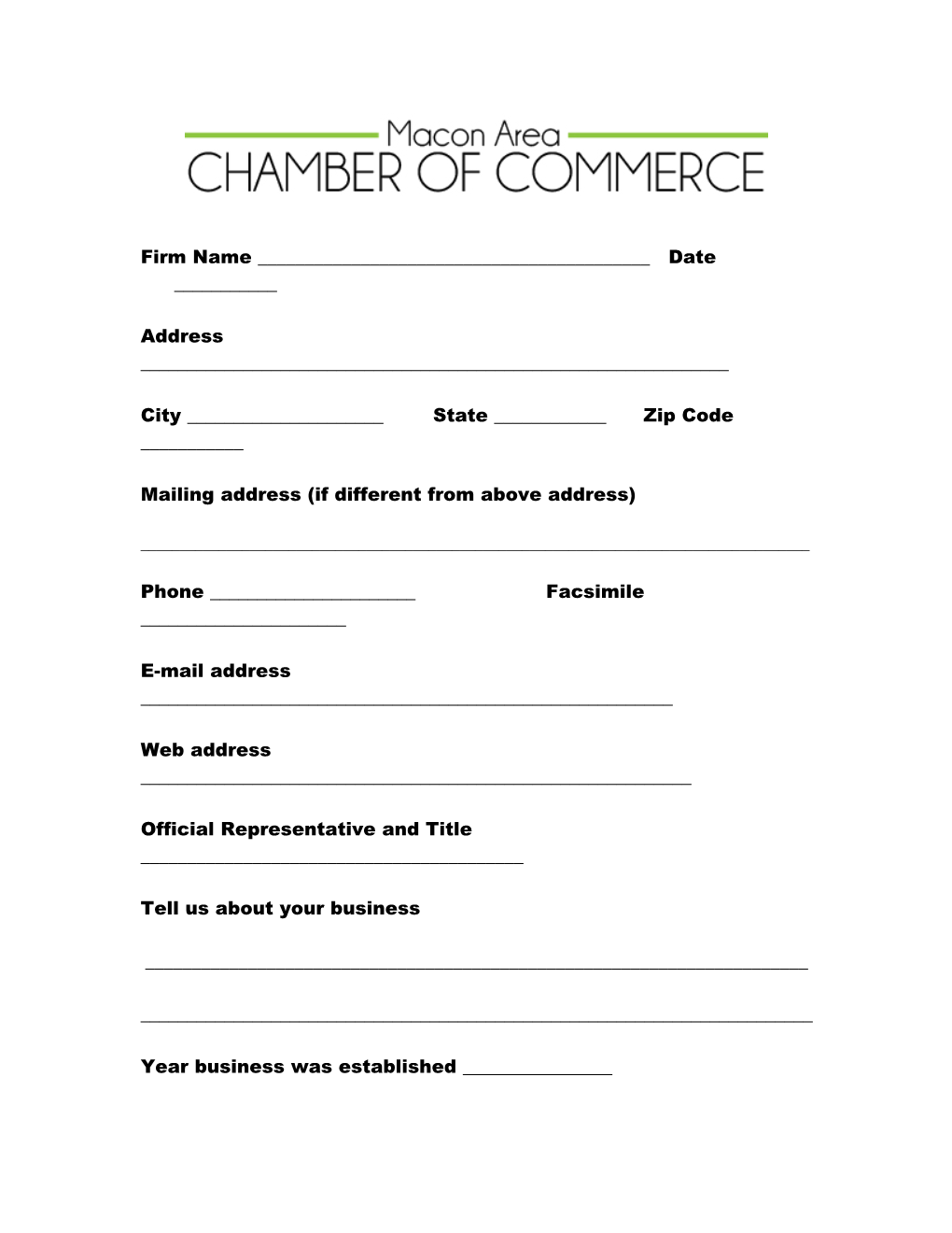 Macon Area Chamber of Commerce