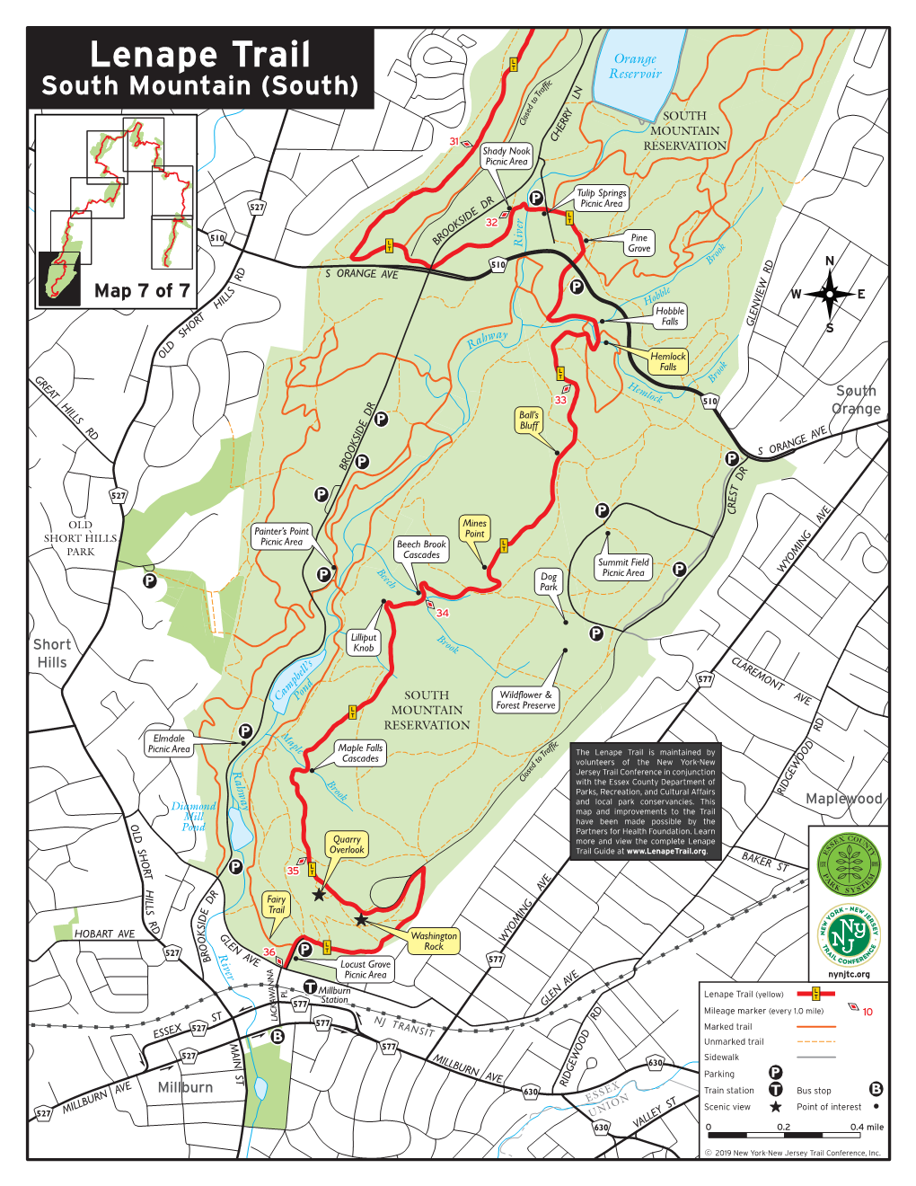 Lenape Trail Map 7 of 7